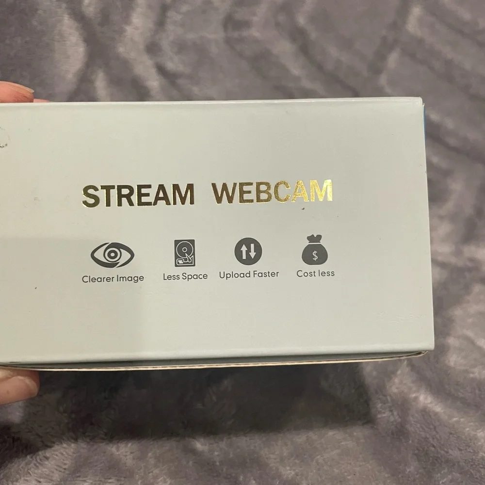 Angetube Streaming 1080P HD Webcam Built in Adjustable Ring Light‎ and Mic.